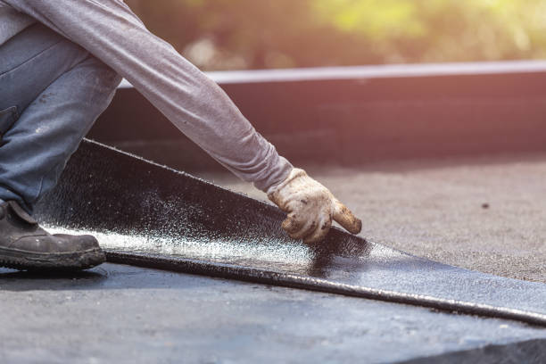 Professional Vapor Barrier Installation technician working in Marinette, WI